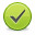 Clear Green Button Icon